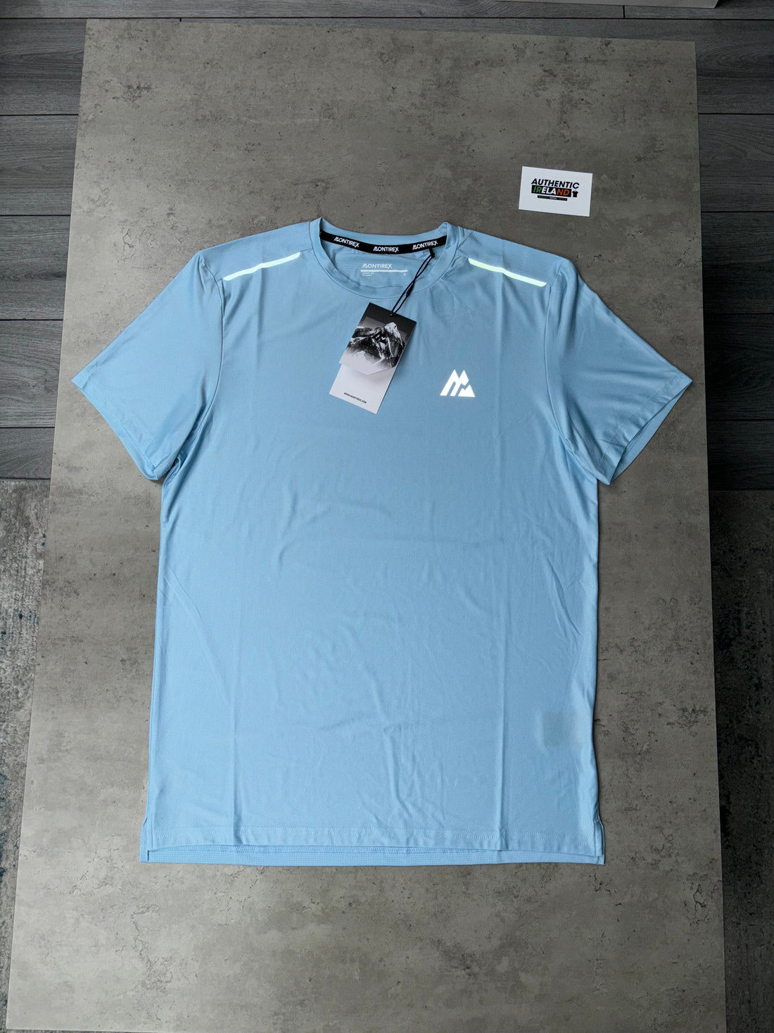 MONTIREX TWO-TONE T-SHIRT - BABY BLUE