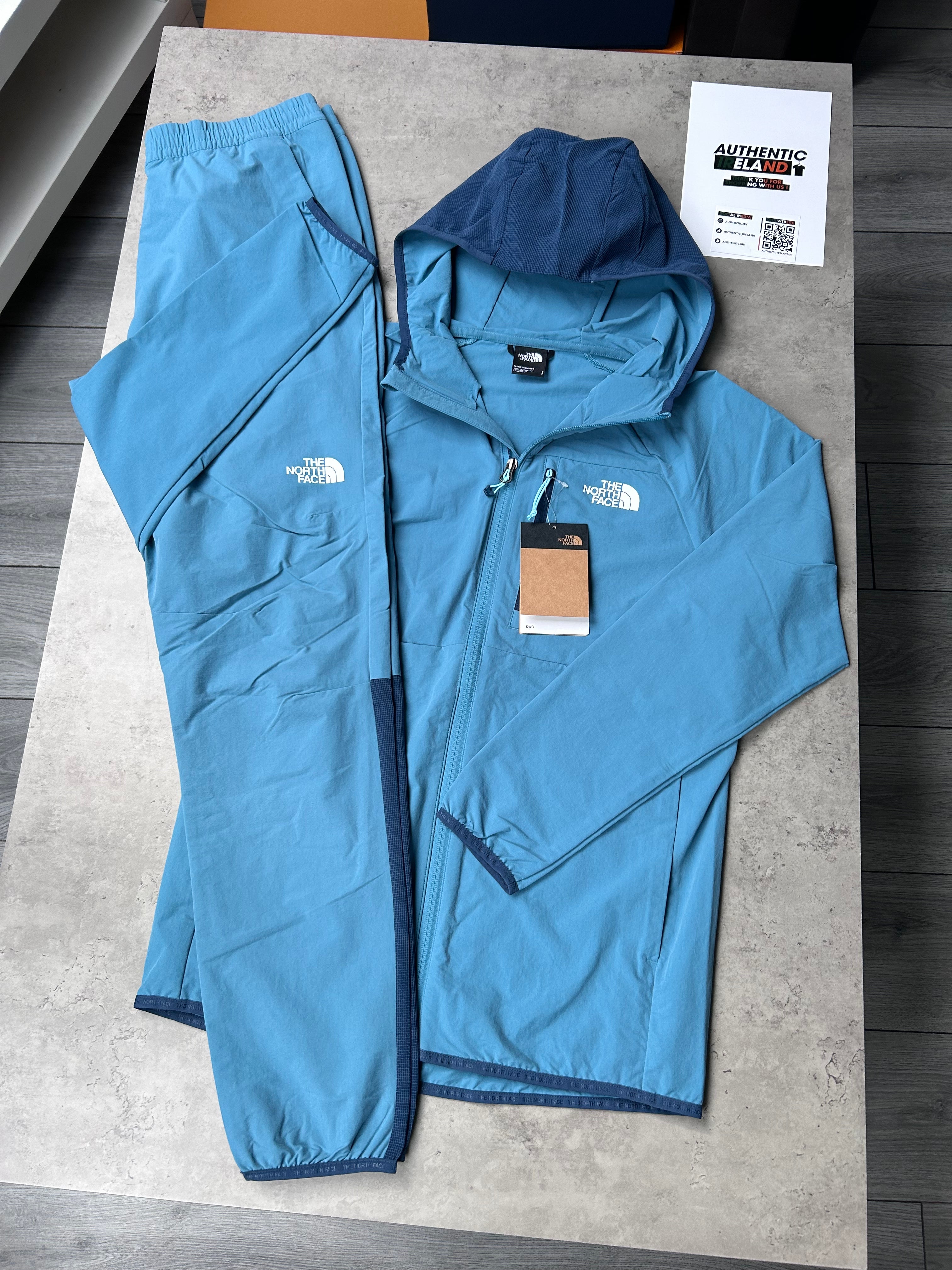 Blue north store face tracksuit