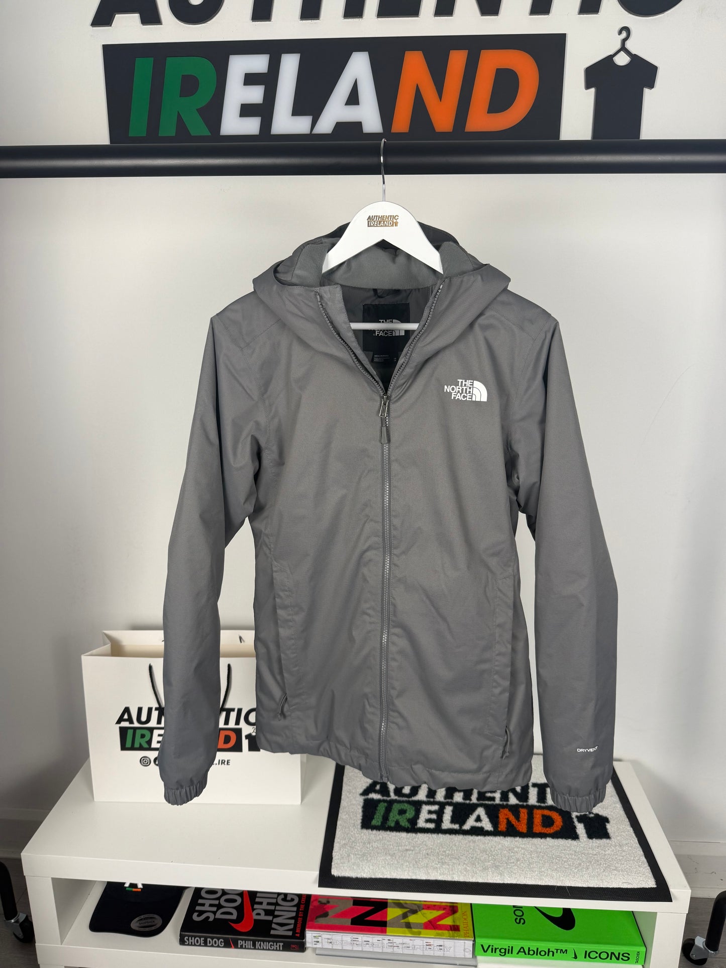 THE NORTH FACE SHELL PUFFER JACKET GREY – Authentic Ireland ™
