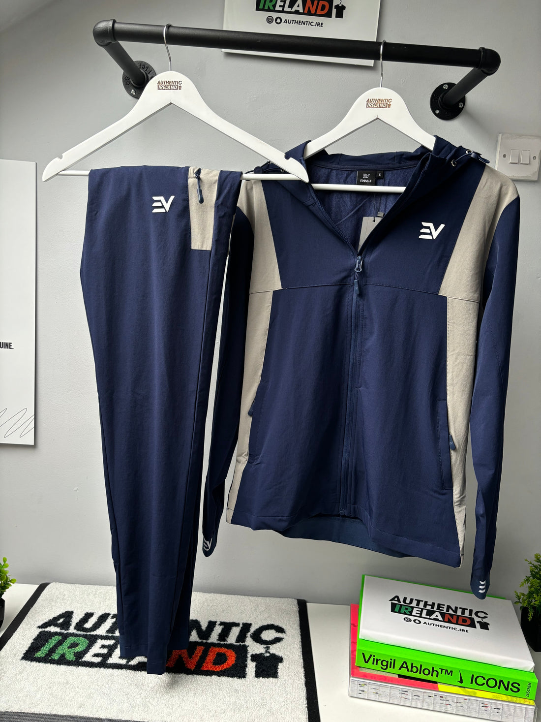 ENVI FLEX TRACKSUIT - NAVY/GREY