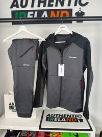 BERGHAUS TECH HYBRID TRACKSUIT - GREY/BLACK/RED