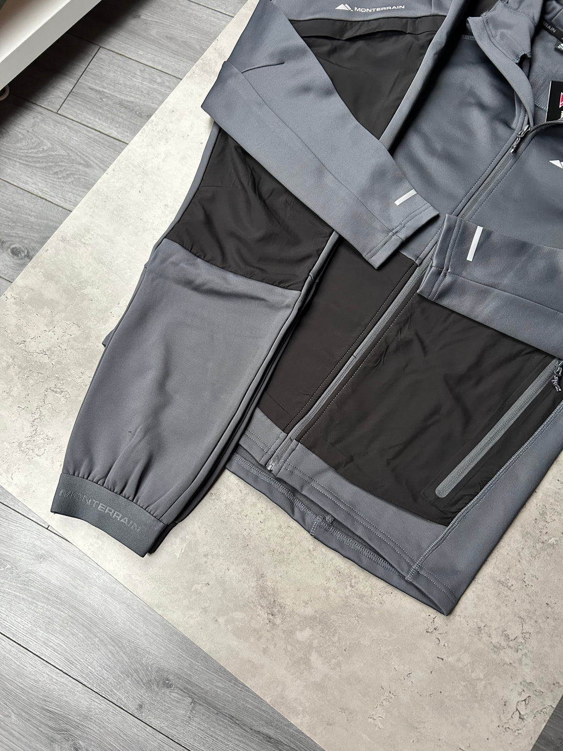 MONTERRAIN AVALANCHE TRACKSUIT - GREY/BLACK – authenticireland