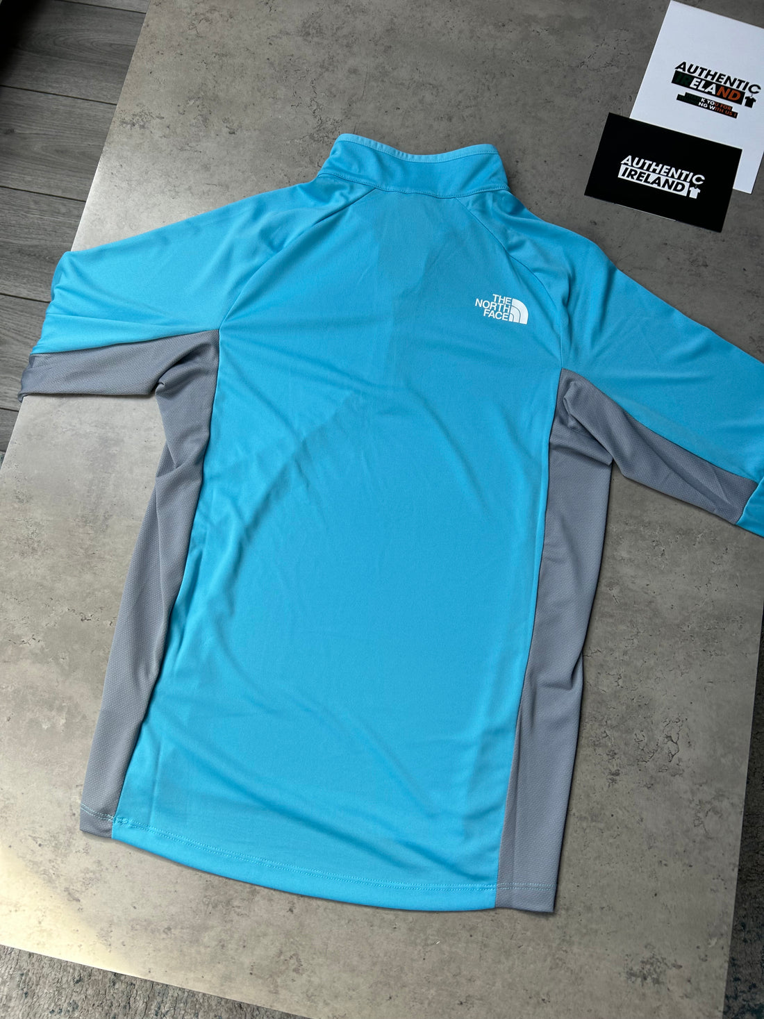 THE NORTH FACE 1/4 ZIP SET - BABY BLUE/GREY