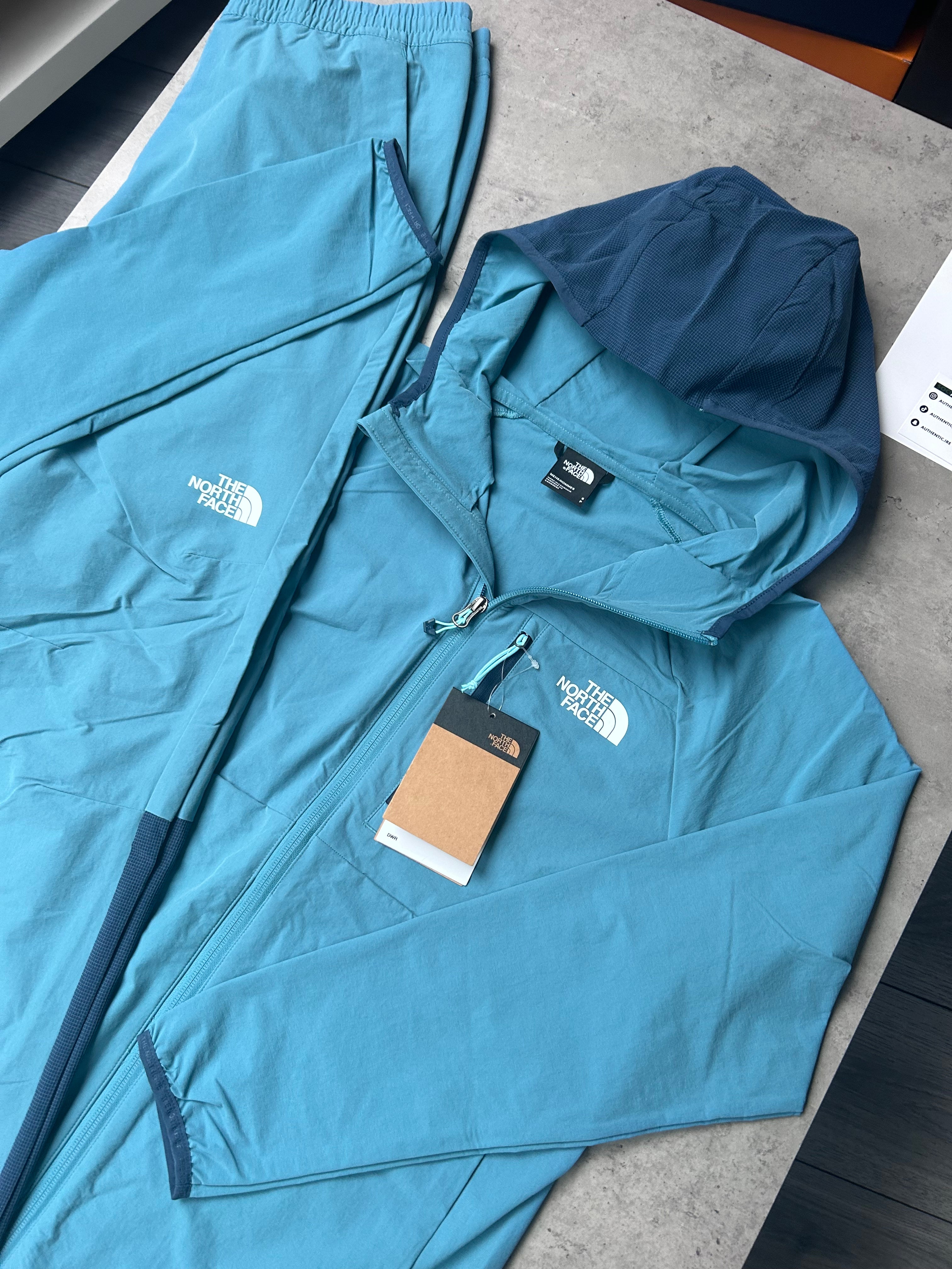 The north face sale blue tracksuit