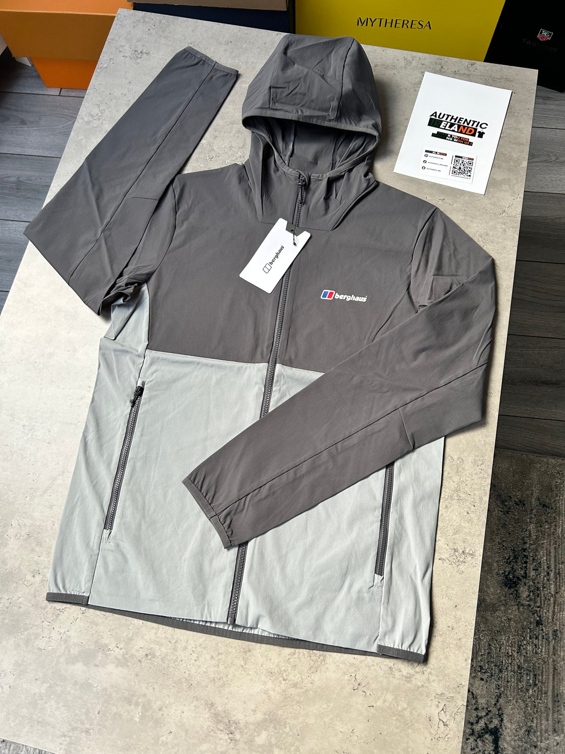 BERGHAUS THERAN TRACKSUIT - SLATE/GREY