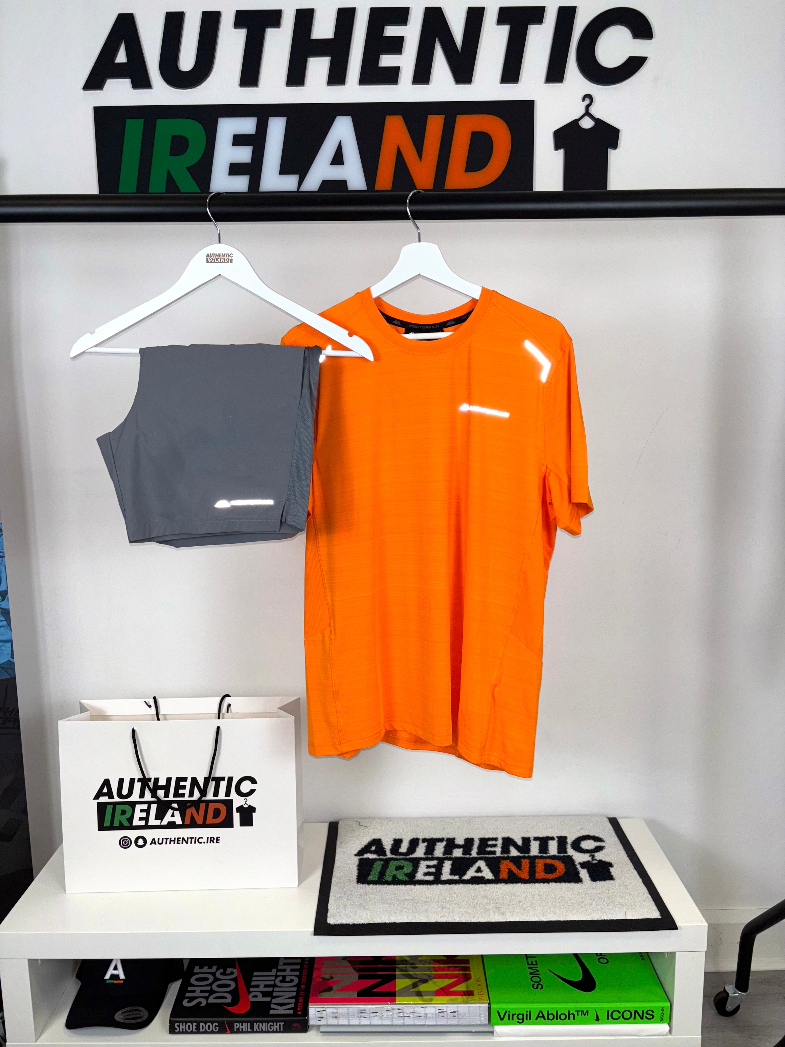 MONTERRAIN LYDER SET - ORANGE/GREY – Authentic Ireland