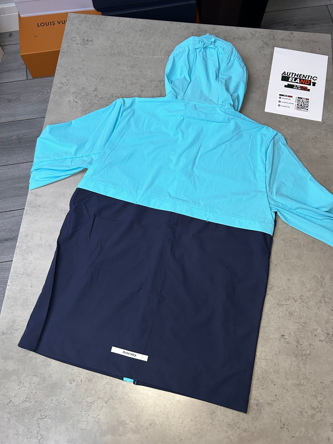 MONTIREX TWO-TONE TRACKSUIT - AQUA/NAVY