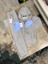 BERGHAUS FLEECE TRACKSUIT - BABY BLUE/GREY
