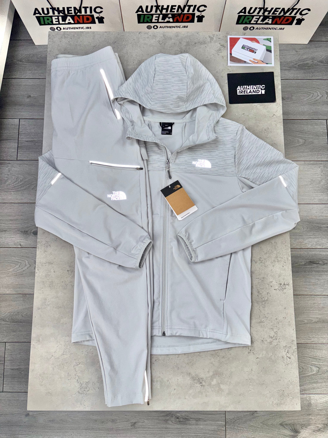 THE NORTH FACE ABSTRACT TRACKSUIT - GREY