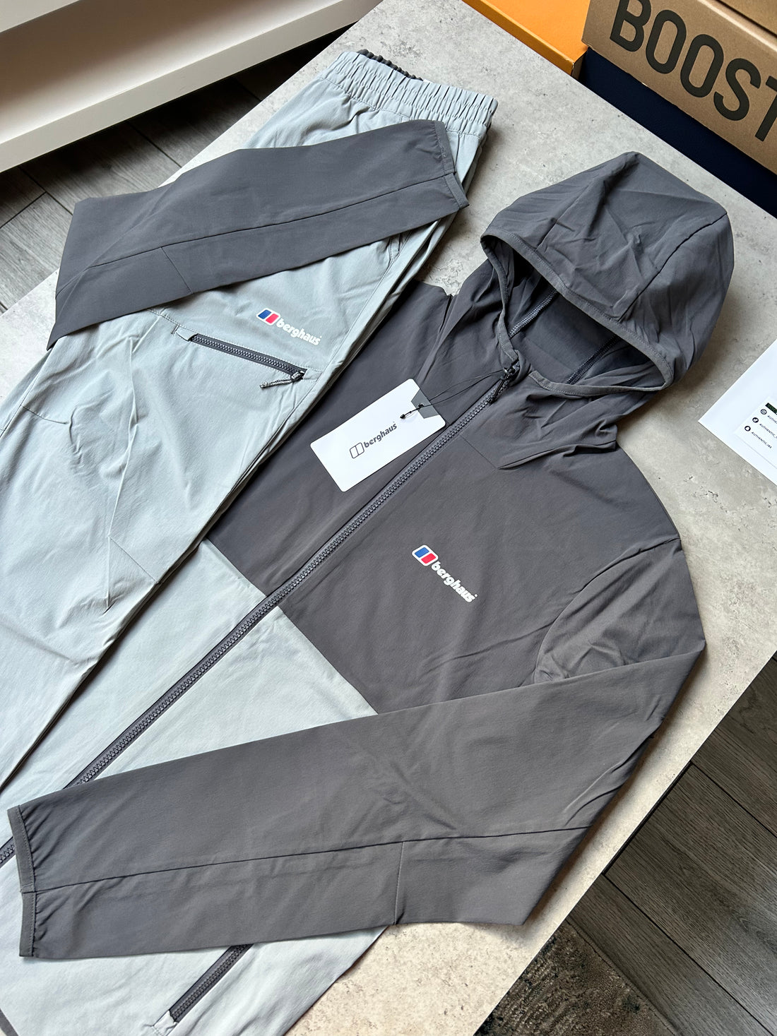 BERGHAUS THERAN TRACKSUIT - SLATE/GREY