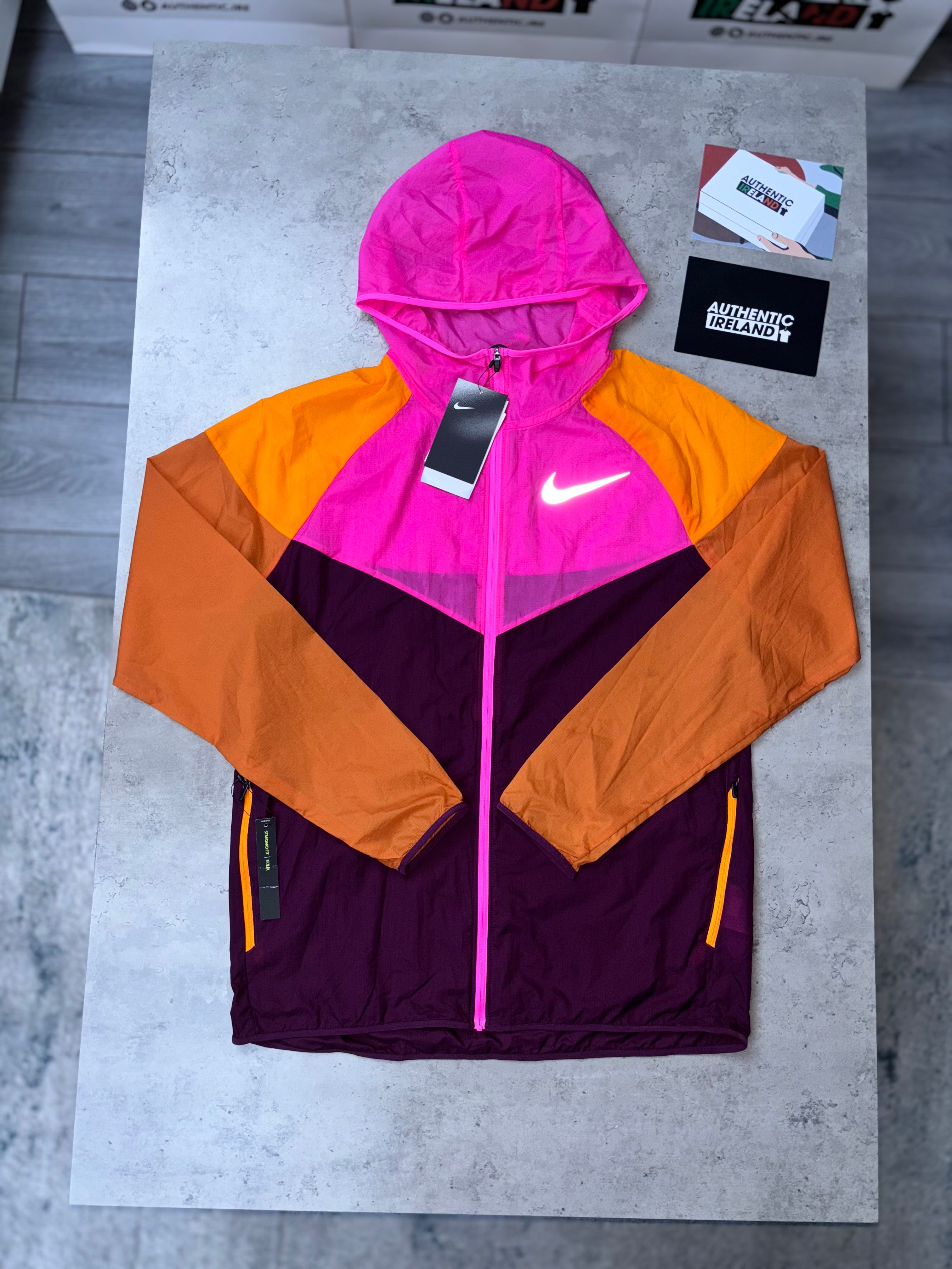 Pink and orange nike windbreaker online