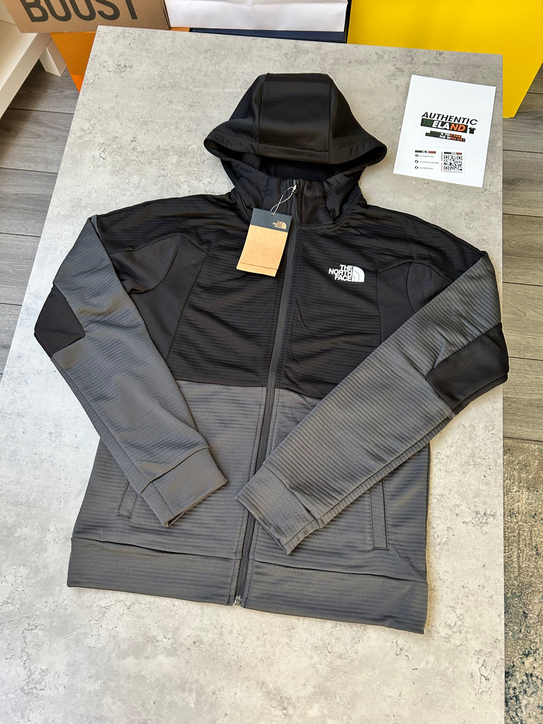 Grey north face 2024 tracksuit