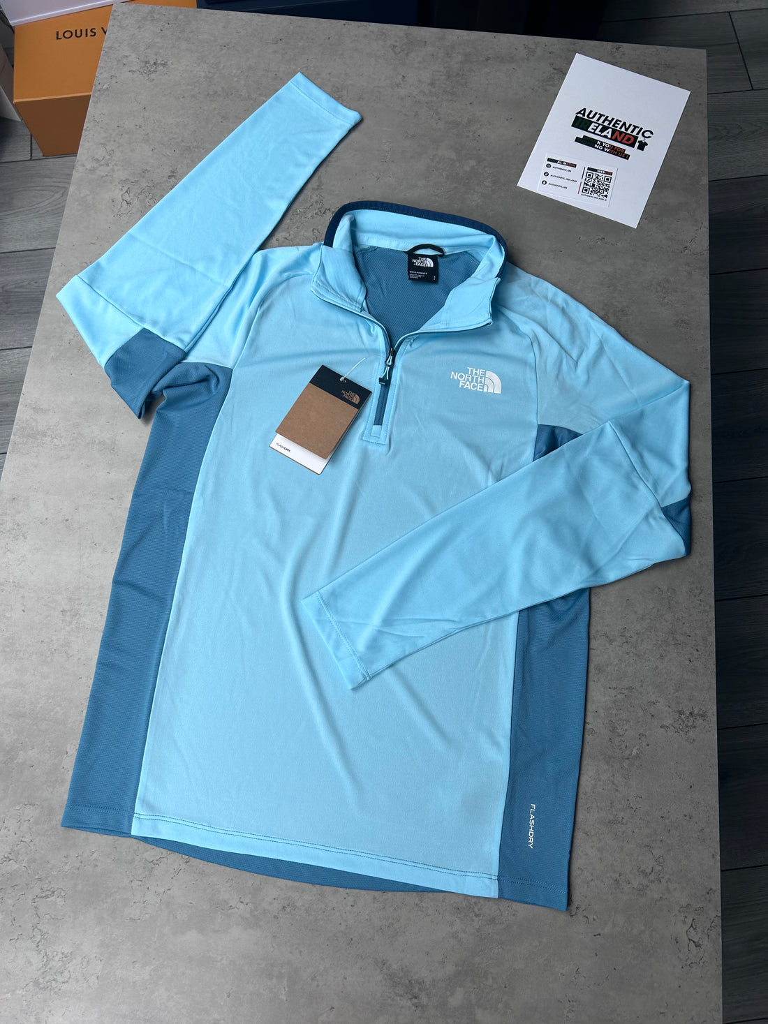 THE NORTH FACE 1/4 ZIP 3-PIECE SET - ICE BLUE